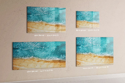 Magnetic dry erase board A stylish board for notes and photos