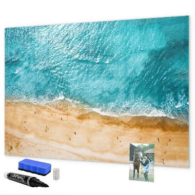 Magnetic dry erase board A stylish board for notes and photos