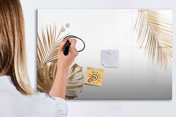 Dry erase board magnetic A stylish board for notes and photos