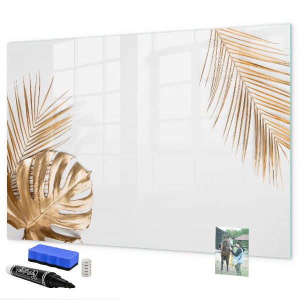Dry erase board magnetic A stylish board for notes and photos