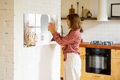 Dry erase board magnetic A stylish board for notes and photos