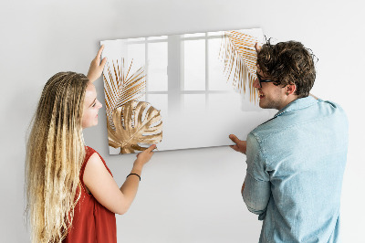Dry erase board magnetic A stylish board for notes and photos