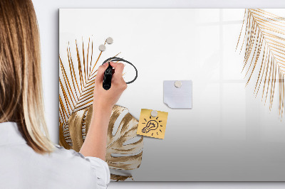 Dry erase board magnetic A stylish board for notes and photos