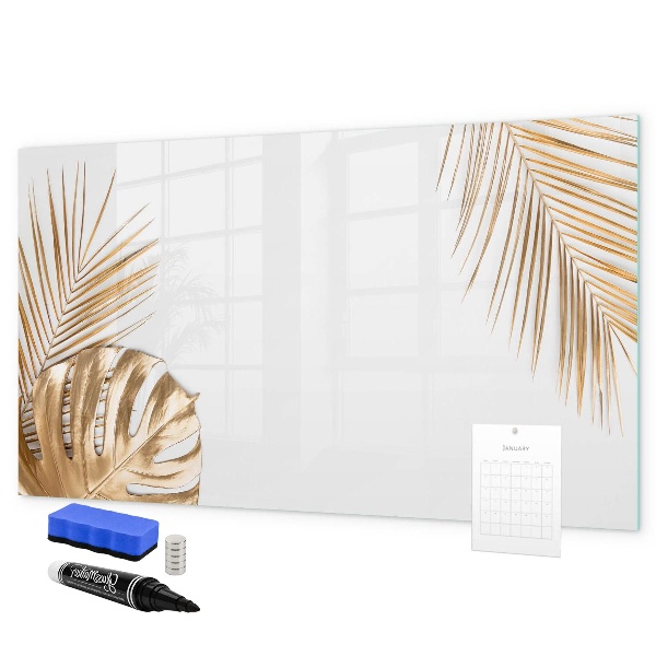 Dry erase board magnetic A stylish board for notes and photos