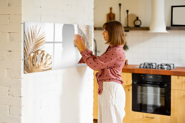 Dry erase board magnetic A stylish board for notes and photos