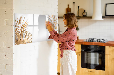 Dry erase board magnetic A stylish board for notes and photos