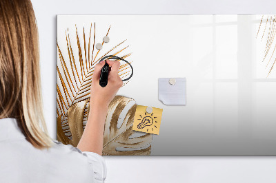 Dry erase board magnetic A stylish board for notes and photos