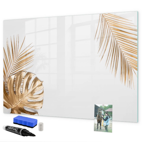 Dry erase board magnetic A stylish board for notes and photos