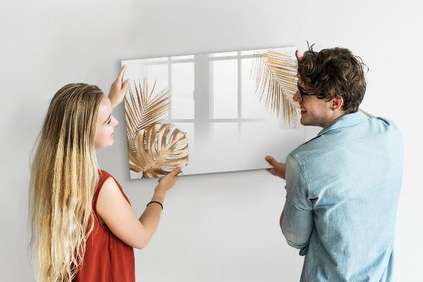 Dry erase board magnetic A stylish board for notes and photos