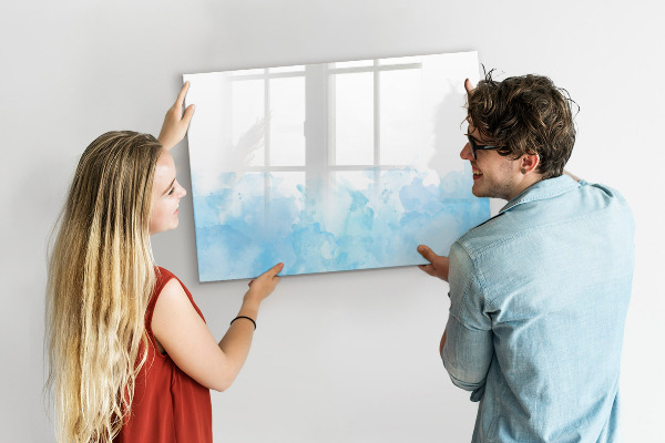 Dry erase board magnetic Creative board for photos and notes
