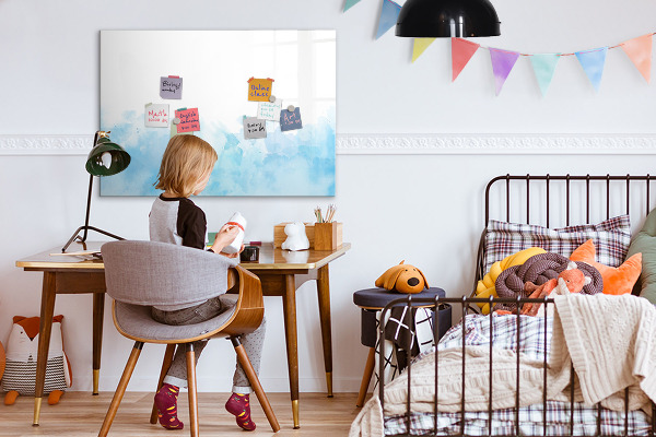 Dry erase board magnetic Creative board for photos and notes