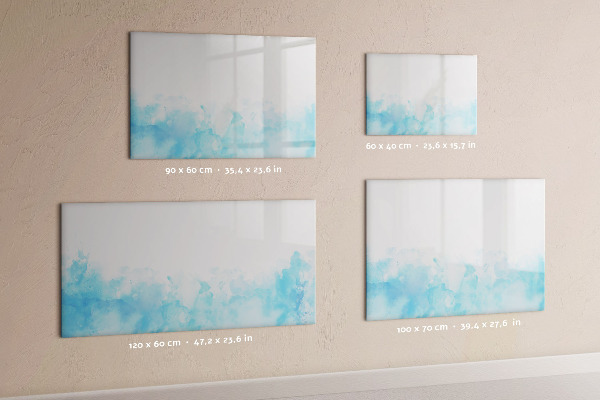 Dry erase board magnetic Creative board for photos and notes