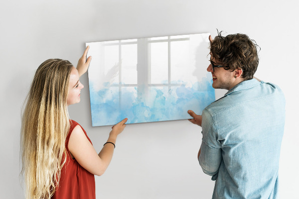 Dry erase board magnetic Creative board for photos and notes