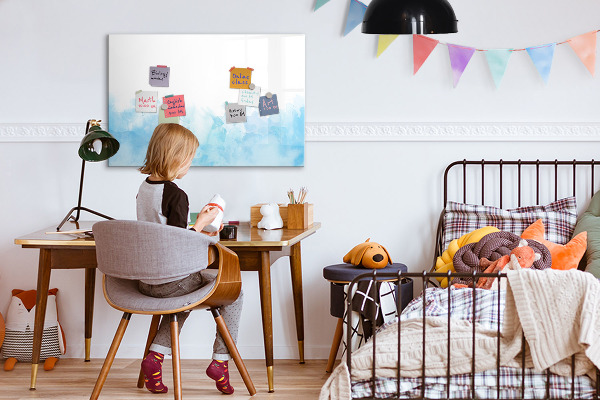 Dry erase board magnetic Creative board for photos and notes