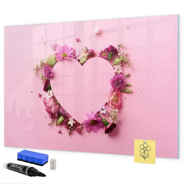 Magnetic dry erase board Creative board for photos and notes