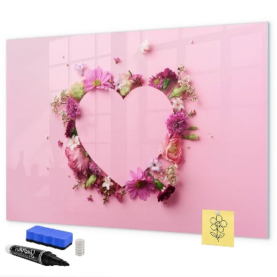 Magnetic dry erase board Creative board for photos and notes