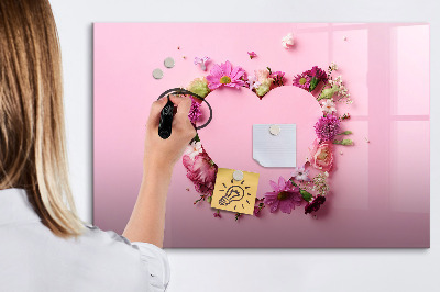 Magnetic dry erase board Creative board for photos and notes