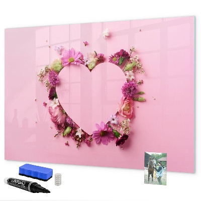 Magnetic dry erase board Creative board for photos and notes