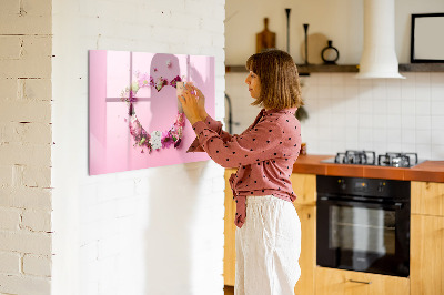 Magnetic dry erase board Creative board for photos and notes