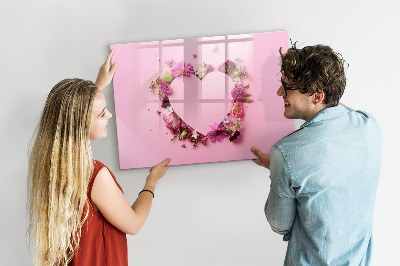 Magnetic dry erase board Creative board for photos and notes