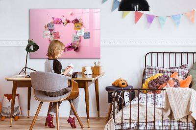 Magnetic dry erase board Creative board for photos and notes