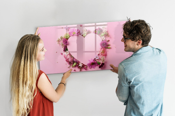 Magnetic dry erase board Creative board for photos and notes