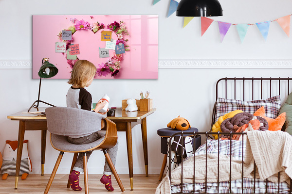 Magnetic dry erase board Creative board for photos and notes