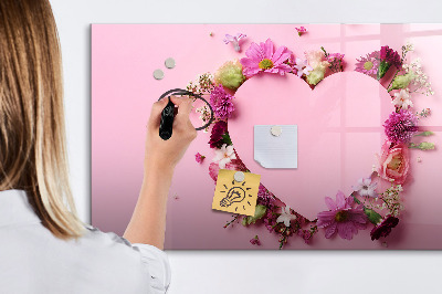 Magnetic dry erase board Creative board for photos and notes