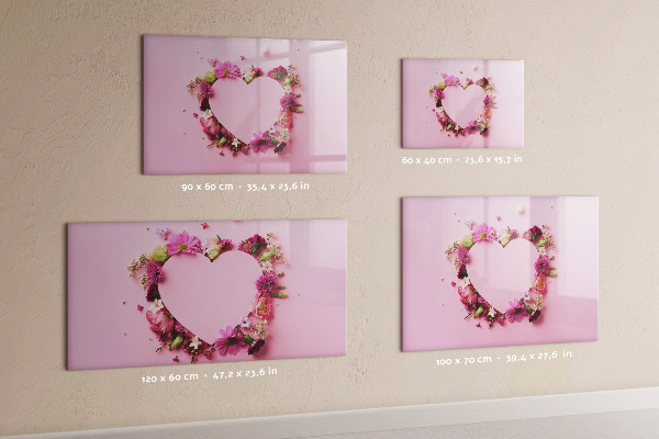 Magnetic dry erase board Creative board for photos and notes