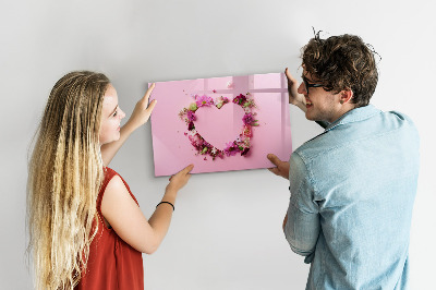 Magnetic dry erase board Creative board for photos and notes