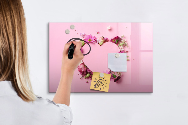 Magnetic dry erase board Creative board for photos and notes