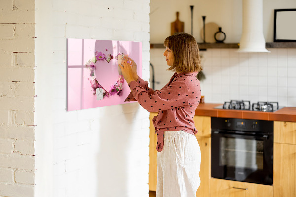 Magnetic dry erase board Creative board for photos and notes