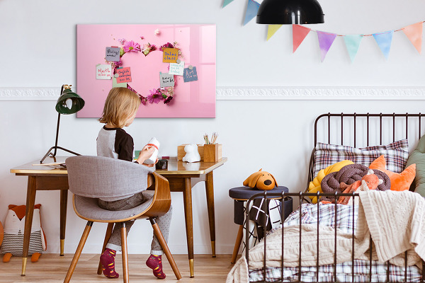 Magnetic dry erase board Creative board for photos and notes