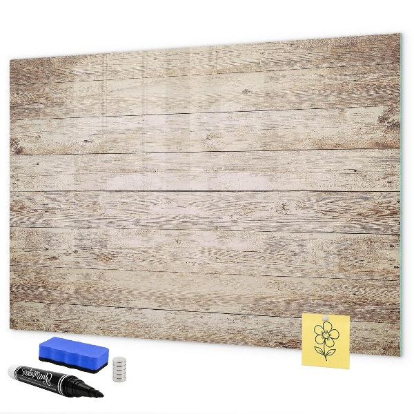 Magnetic dry erase board A stylish board for notes and photos