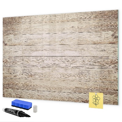 Magnetic dry erase board A stylish board for notes and photos