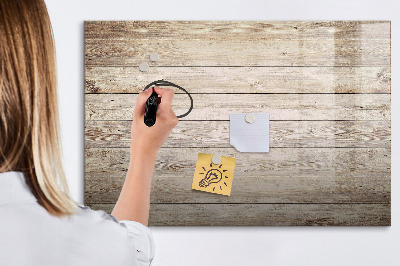 Magnetic dry erase board A stylish board for notes and photos