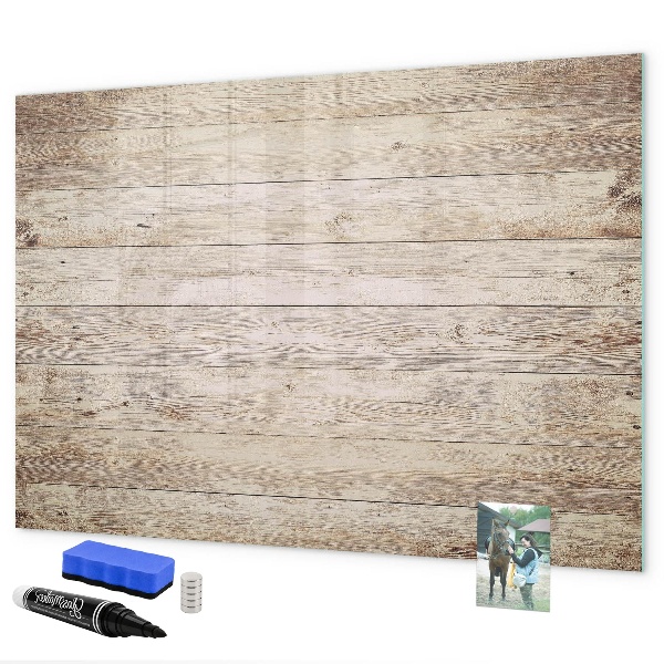 Magnetic dry erase board A stylish board for notes and photos