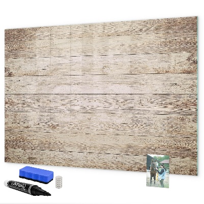 Magnetic dry erase board A stylish board for notes and photos