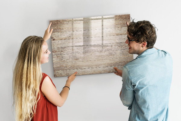 Magnetic dry erase board A stylish board for notes and photos