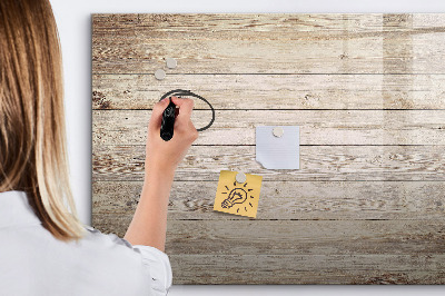 Magnetic dry erase board A stylish board for notes and photos