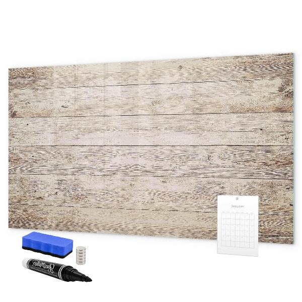Magnetic dry erase board A stylish board for notes and photos