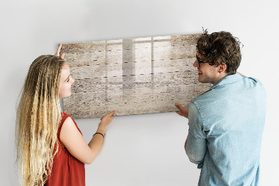 Magnetic dry erase board A stylish board for notes and photos