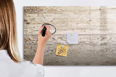 Magnetic dry erase board A stylish board for notes and photos