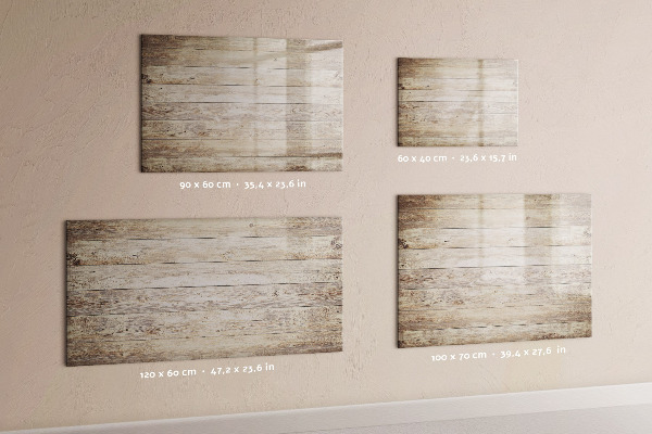 Magnetic dry erase board A stylish board for notes and photos