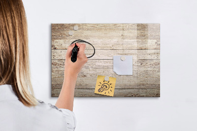 Magnetic dry erase board A stylish board for notes and photos