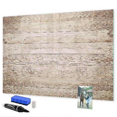 Magnetic dry erase board A stylish board for notes and photos
