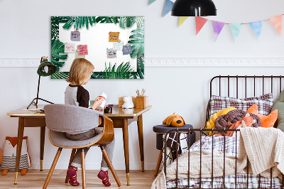 Dry erase board magnetic Green board for photos and notes
