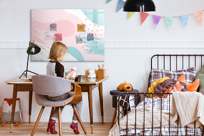 Magnetic dry erase board Creative board for photos and notes