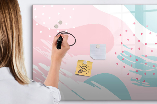 Magnetic dry erase board Creative board for photos and notes
