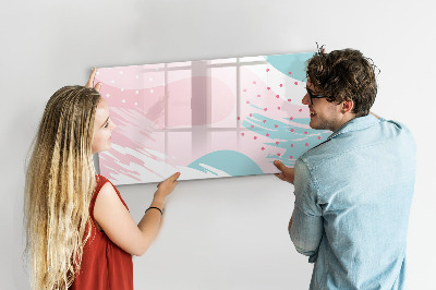 Magnetic dry erase board Creative board for photos and notes